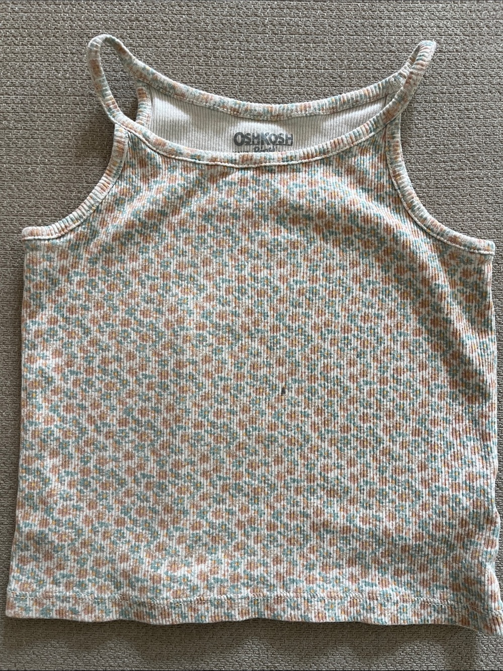 💙5 for $10💙 OshKosh B'gosh Floral Ribbed Tank Top 5t